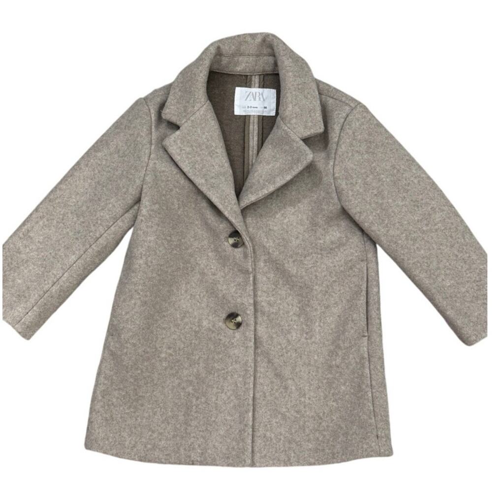 Zara Kids Tan Peacoat 2-3y